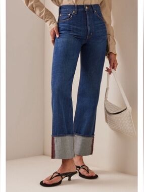 Tu es monTRESOR Carnelian Rigid Cuffed Jeans